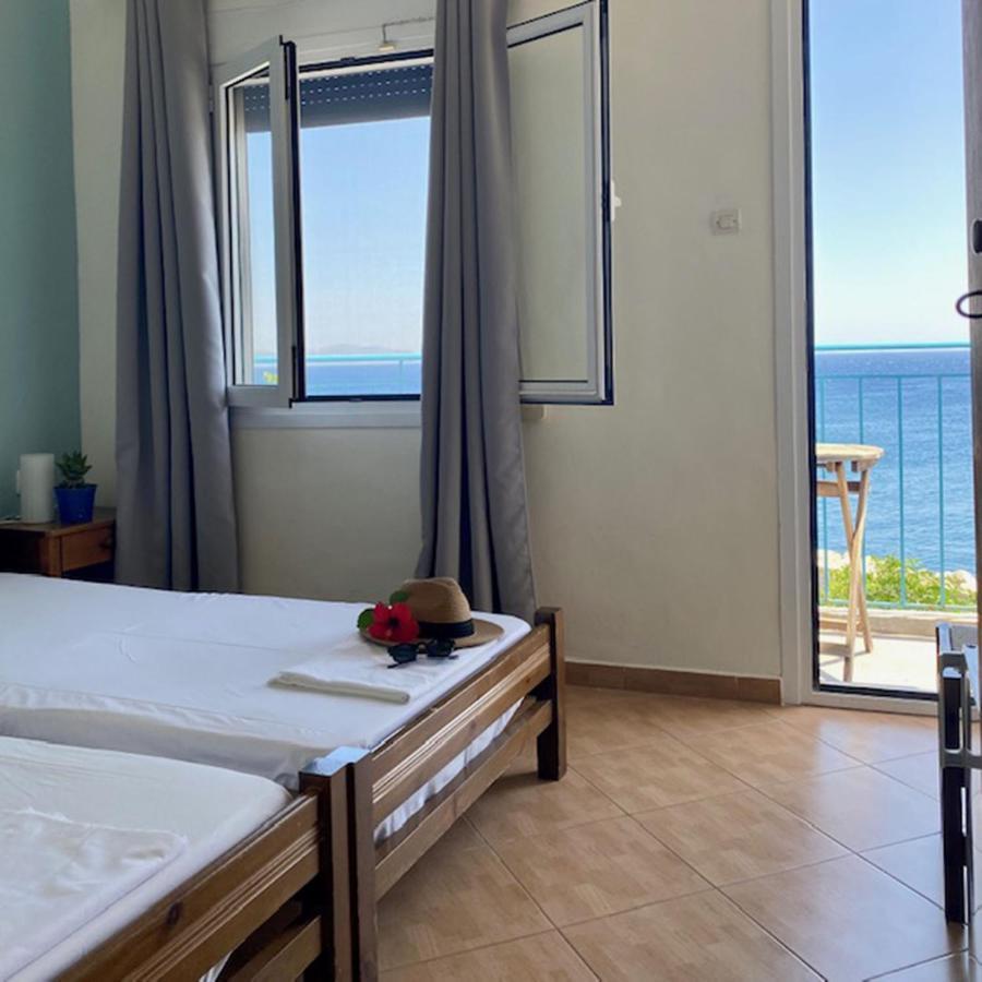 Akti Pension Ágios Kírykos Buitenkant foto